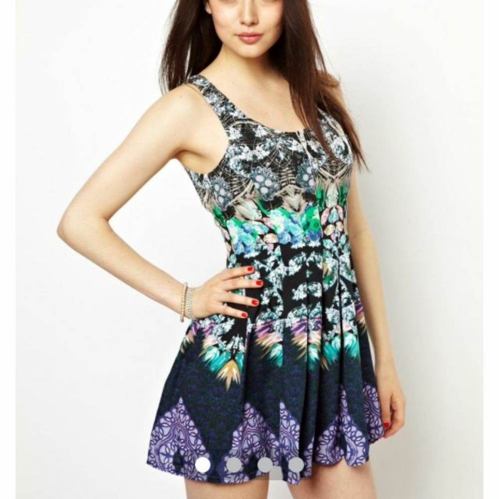 ASOS ginger fizz skater dress